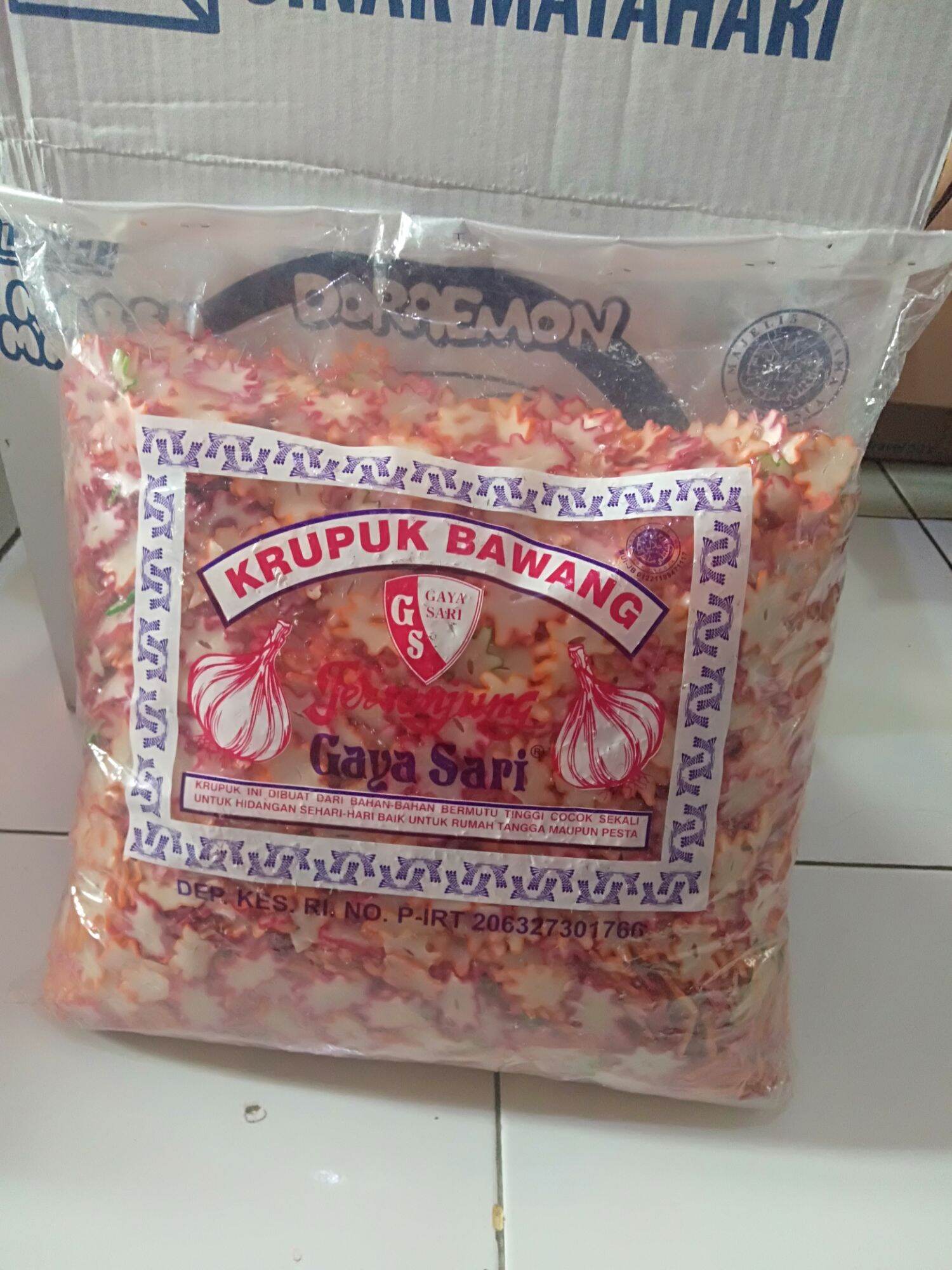 Kerupuk Bawang Kerupuk Bintang Kerupuk Bawang Per Bal Kurupuk