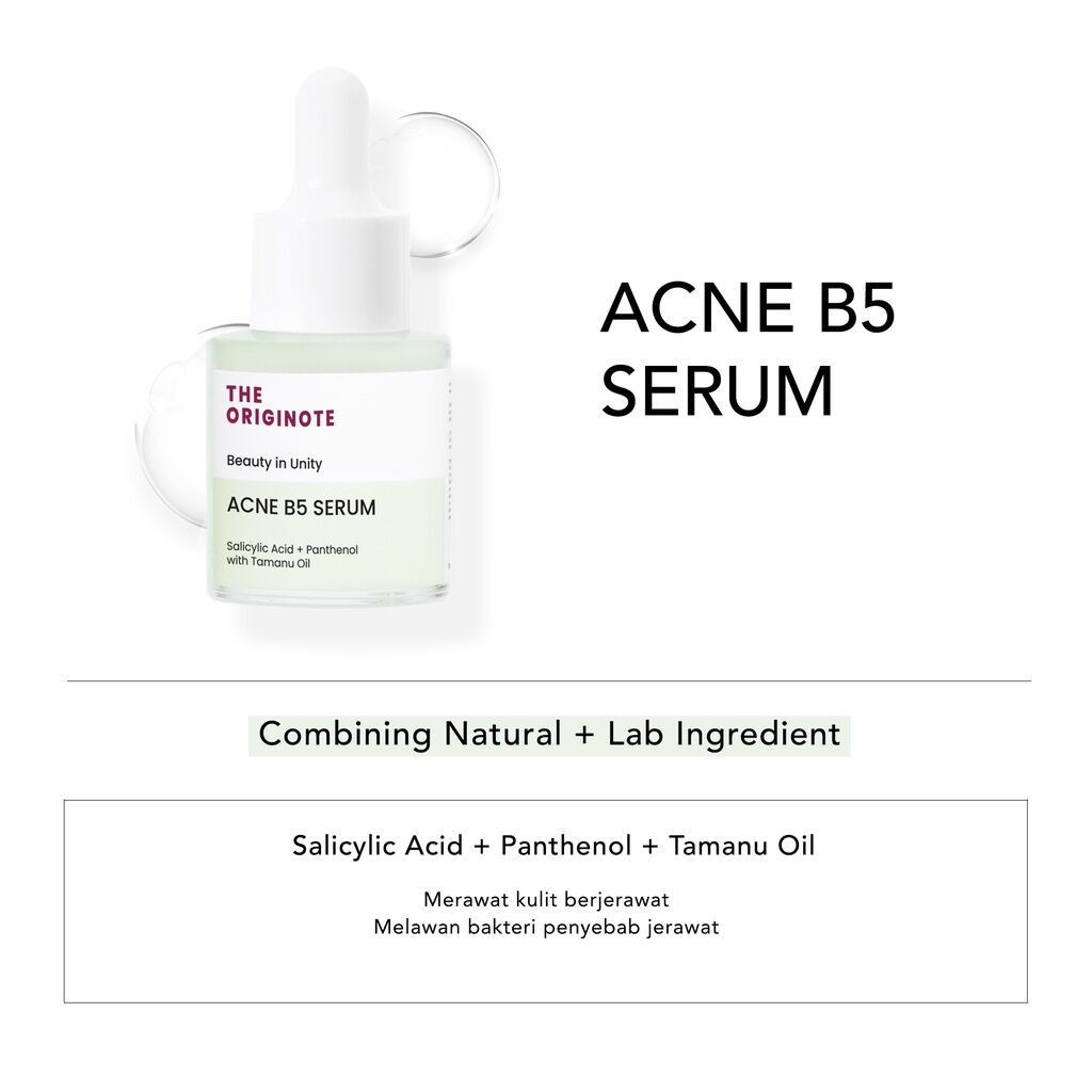 The Originote Acne B5 Serum anti acne anti inflamasi Lazada Indonesia