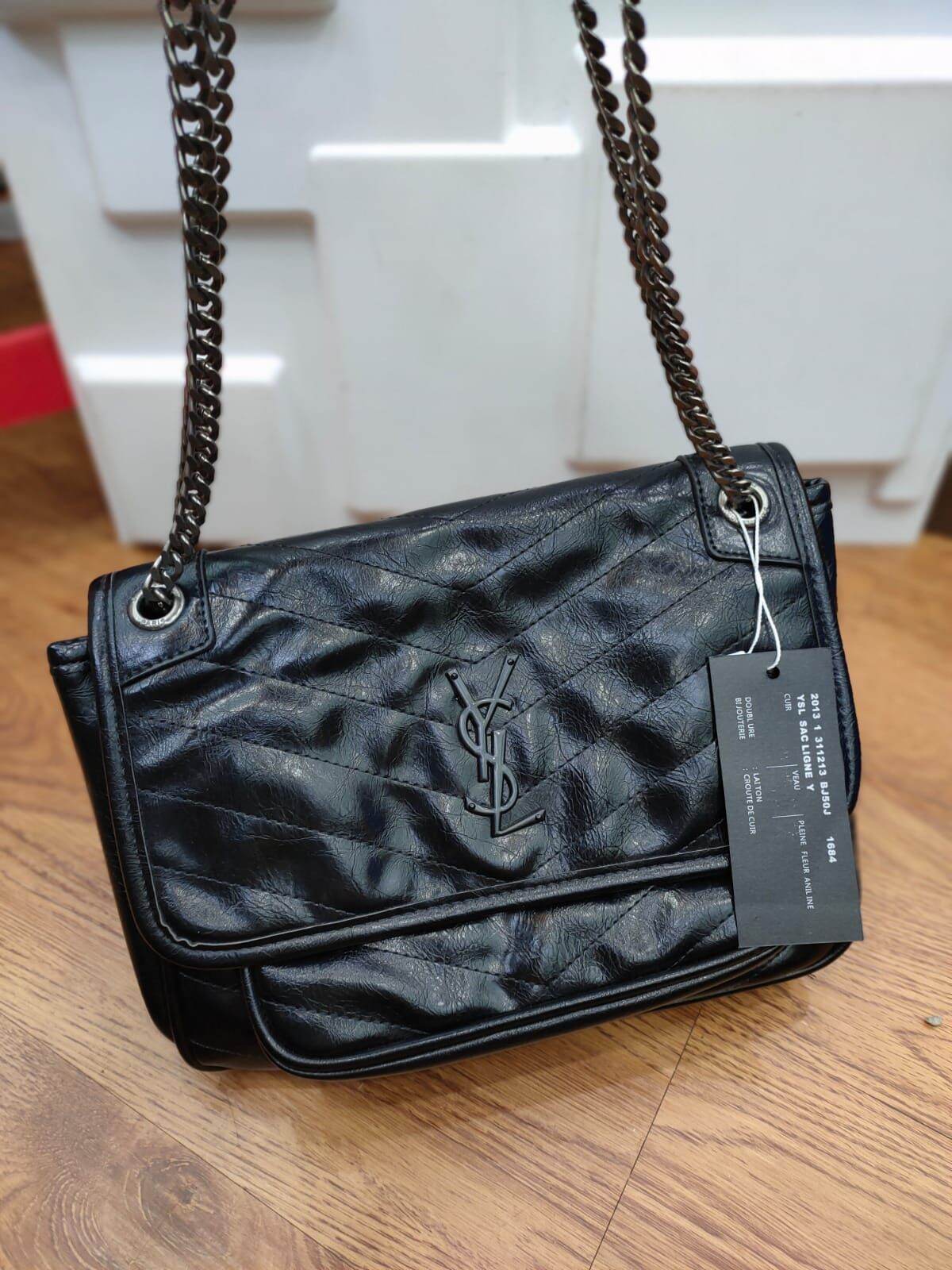 niki leather crossbody bag