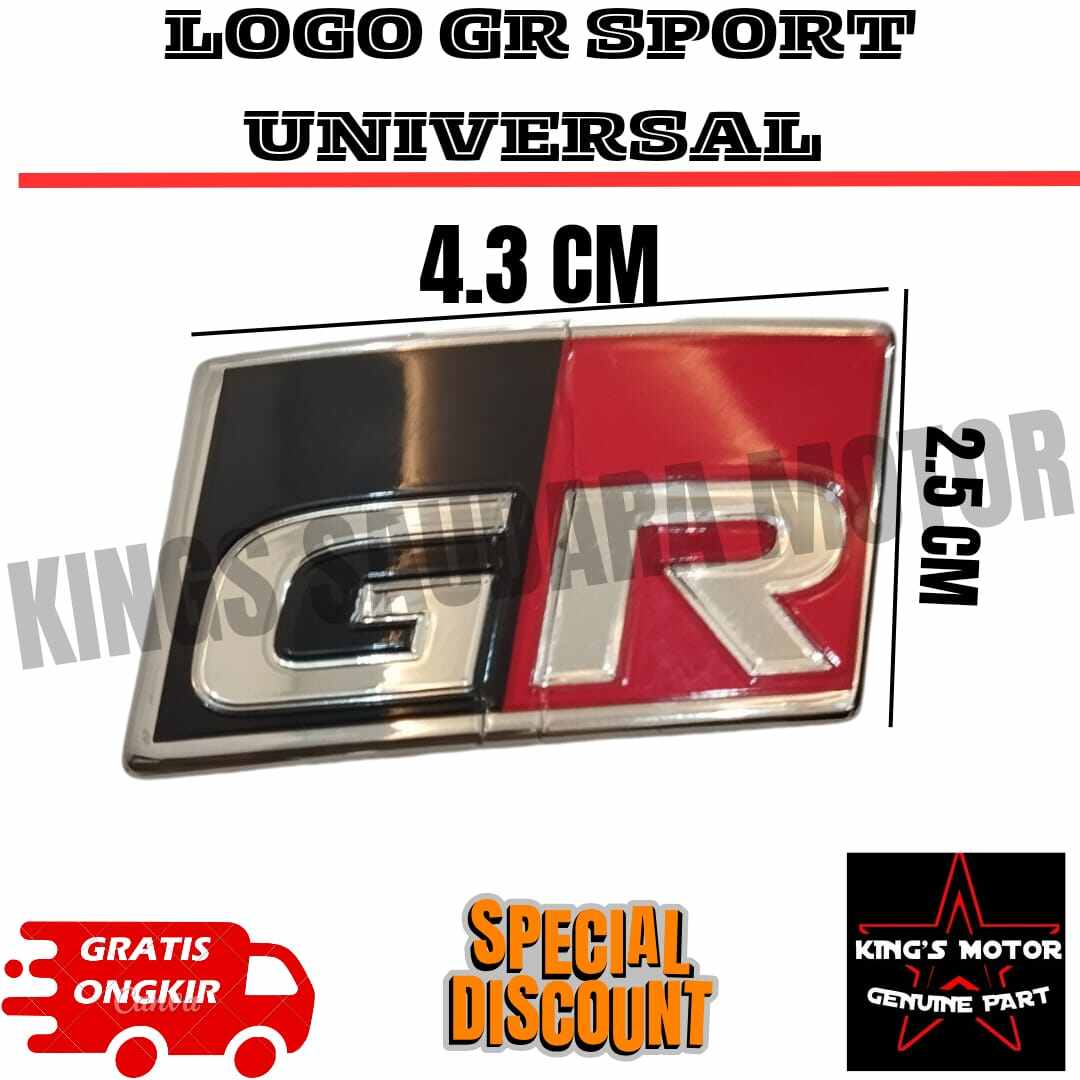 Logo Gr Sport Universal Best Seller Termurah Giá 30,000 Đồng*Miễn phí vận chuyển