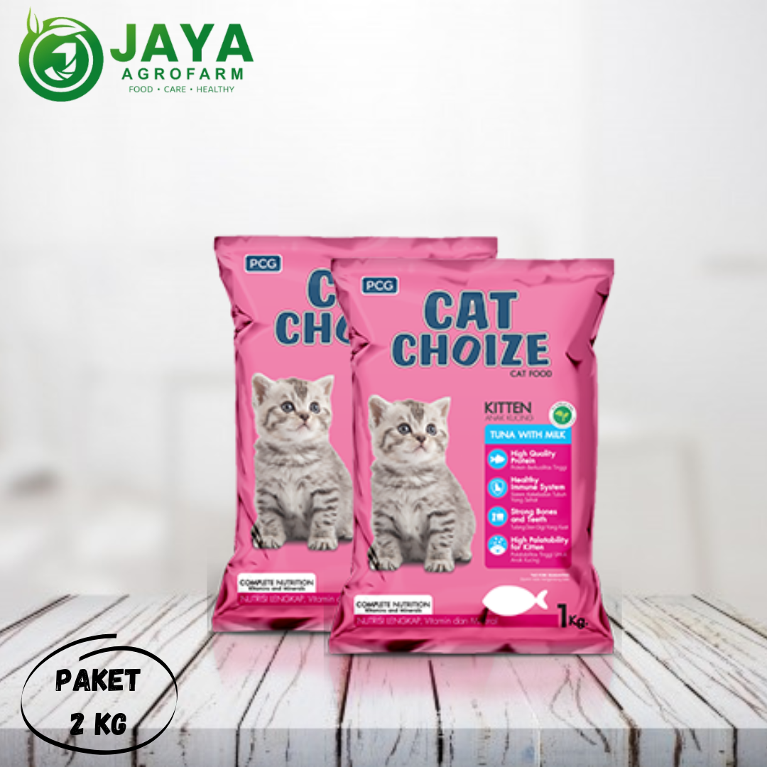Makanan Anak Kucing Cat choize kitten Tuna Paket 2 Kg Harga  56,600 rupiah*Gratis Ongkir