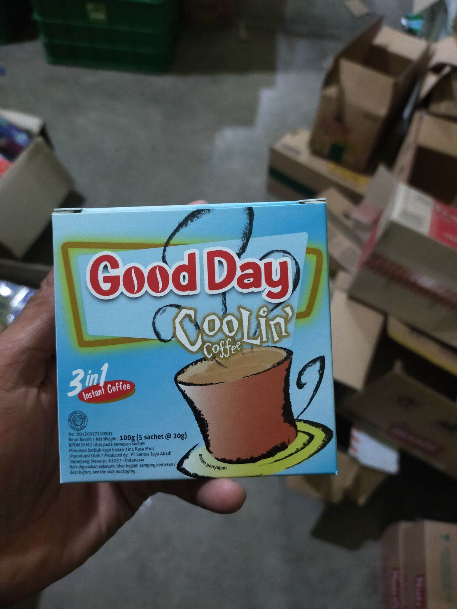 Kopi Good Day 3IN1 Box 5X20gr - 1BOX ISI 5 Kopi Good Day Medium