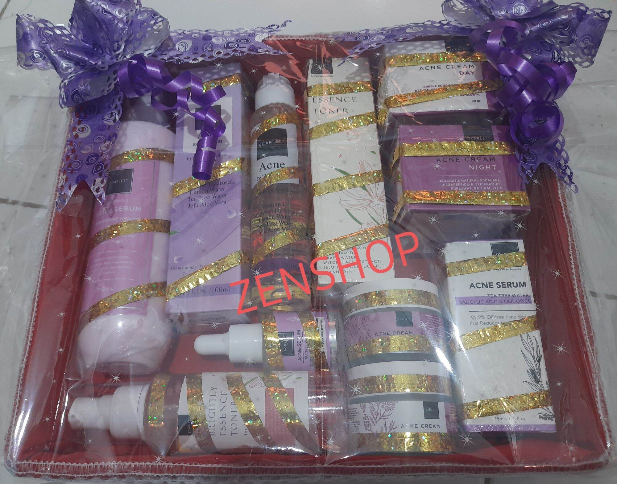 Scarlett Paket Skincare Acne / Perawatan Kulit Berminyak&Berjerawat