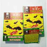 Racun Tikus Mati Kering Timex Super 1 Box