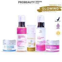 Probeauty Paket Whitening Glowing Skincare Untuk Mencerahkan Melembabkan Menyamarkan Noda Hitam
