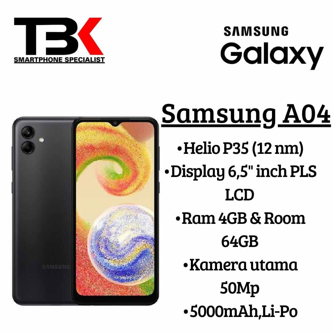 Samsung A04 4/64 Ori Second Harga 920,000 rupiah*Gratis Ongkir