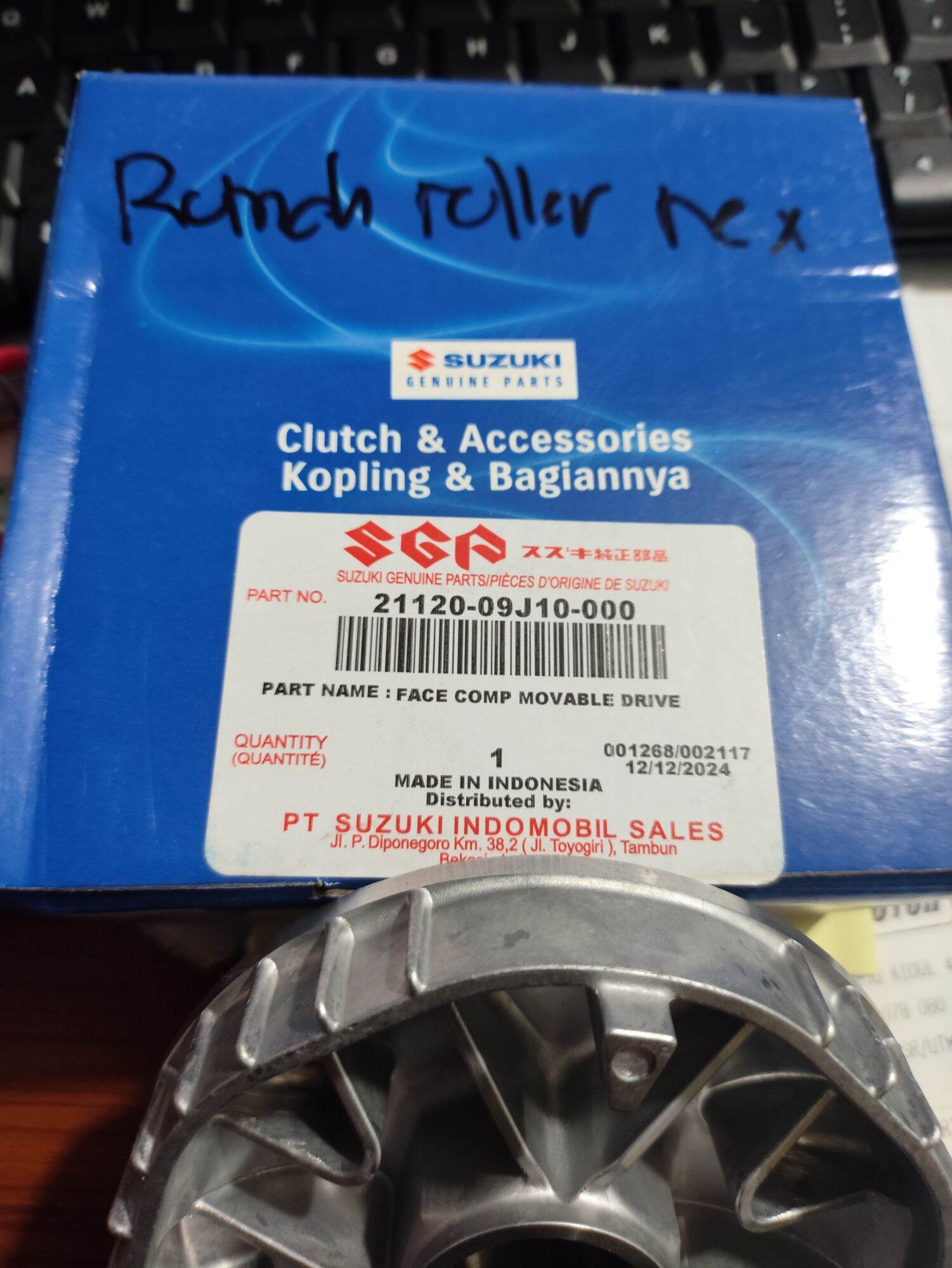 Suzuki Nex Face Comp Nex Adress Genuine Sgp Roller House Harga 73,500 rupiah*Gratis Ongkir