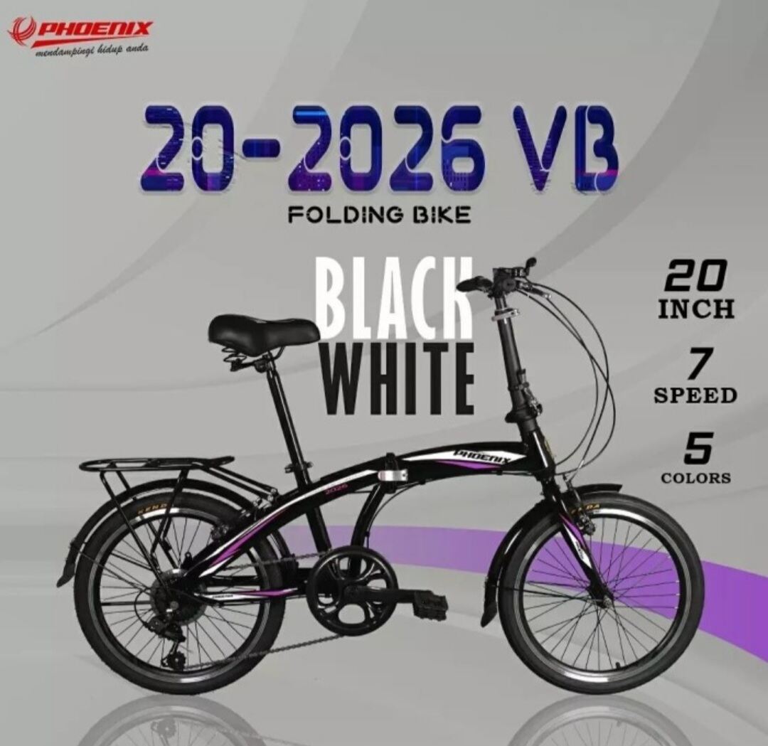 SEPEDA LIPAT PHOENIX 20 INCH SHIMANO EQUIPMENT Sepeda Steel Untuk