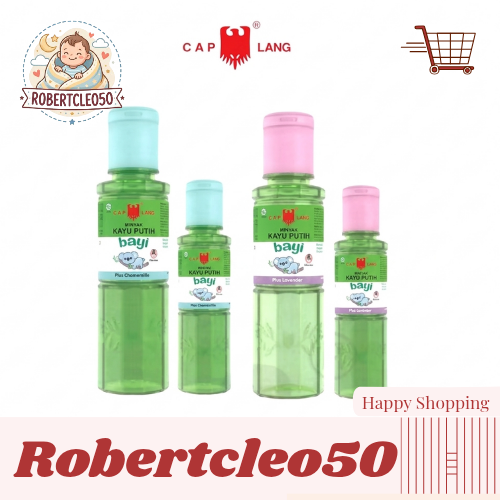 Cap Lang Minyak Kayu Putih Bayi 60ml Baby Eucalyptus Oil Aromatheraphy Anti Nyamuk
