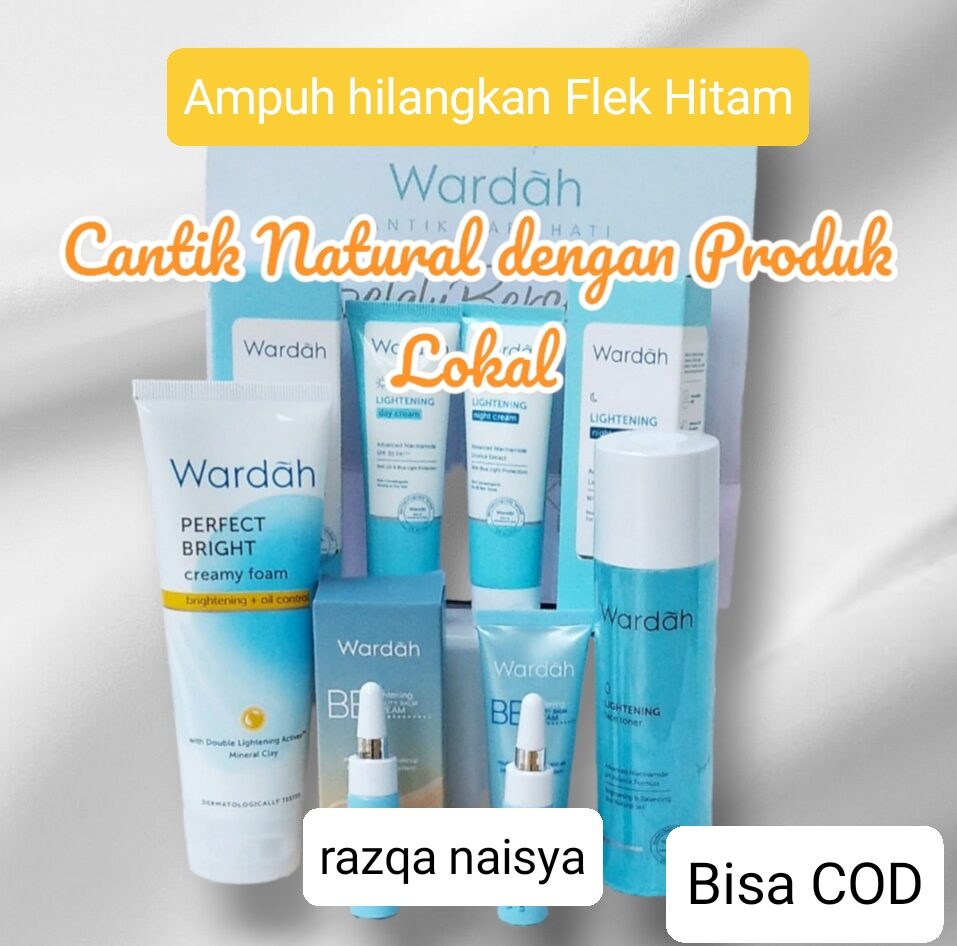 Paket Wardah Untuk Semua Jenis Kulit / Paket Skincare Wardah 4 Item / Paket Skincare Yang Lengkap / Bayar Ditempat Skincare Wardah. 