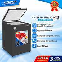 Chest Freezer Denpoo SCF 128 CG ( 100 Liter )