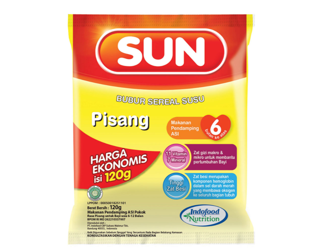 SUN Bubur Bayi Ekonomis Pisang 120 g