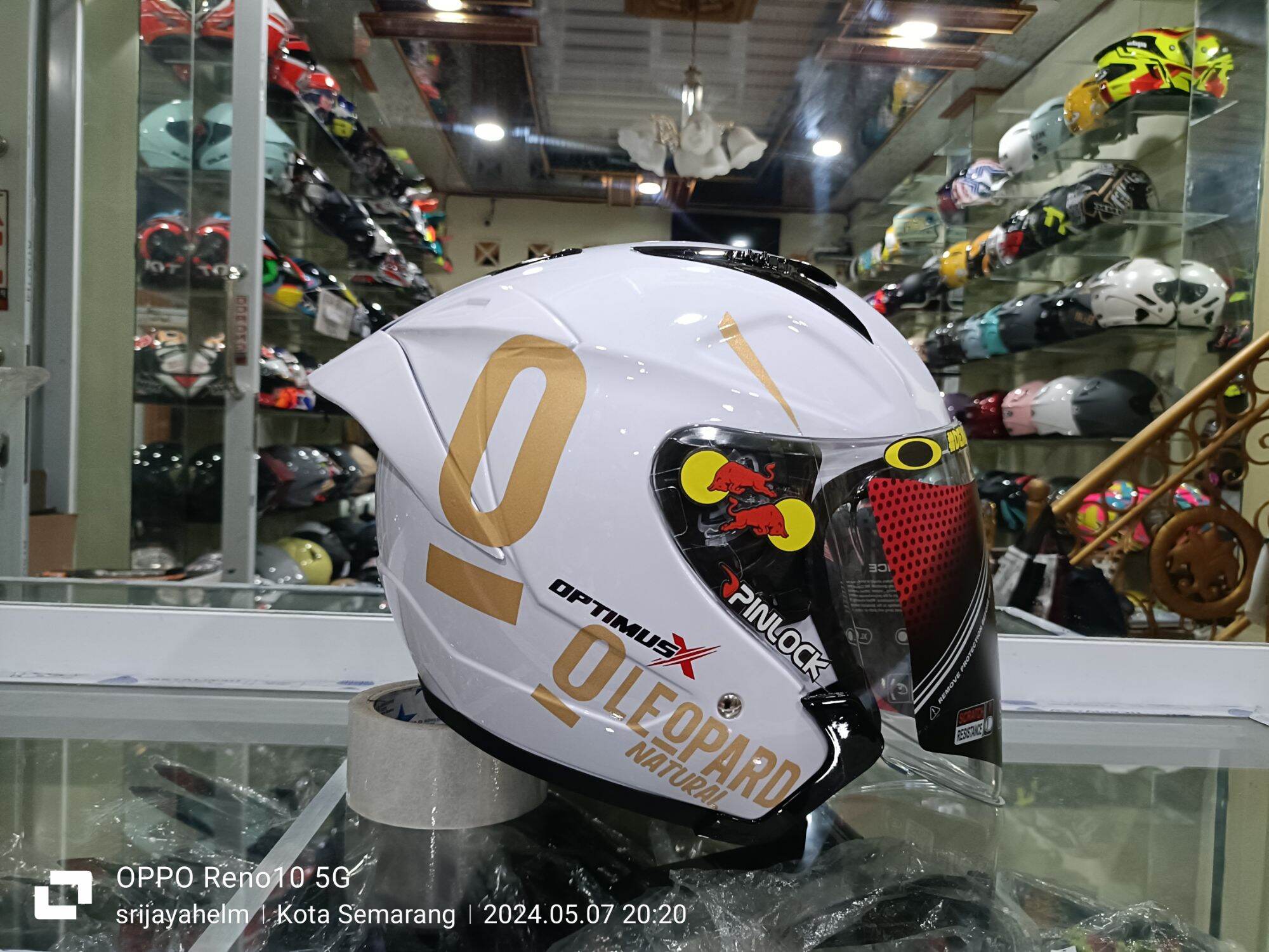 HELM R-SIX EAGLE FULL WARNA PAKET GANTENG Helm Full Face Hitam