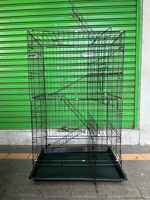 KANDANG KUCING TINGKAT 3+ RODA SIZE JUMBO XL RODA SIZE 105x75x42 CM