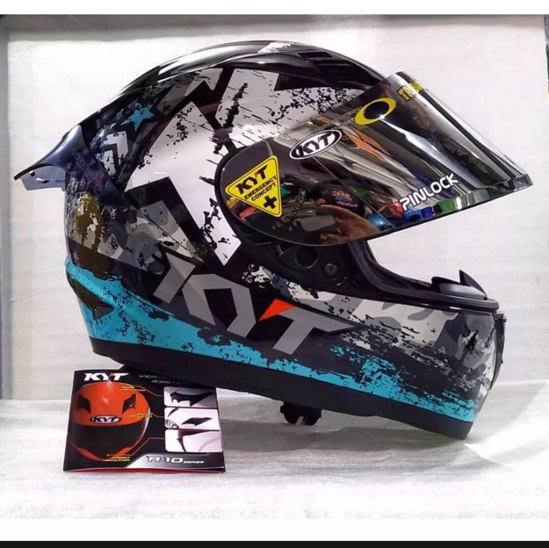 Helm full store face kyt r10