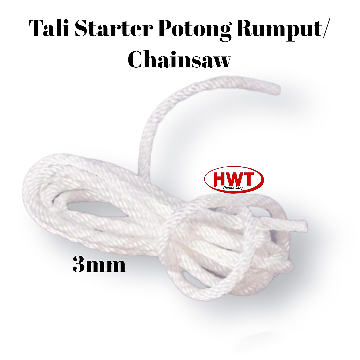 Rope Recoil Starter Tali Starter Engkol Potong Rumput Chainsaw Mm Lazada Indonesia