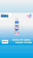HUKI Botol PP SP Ground Empeng gepeng 60/120/240 Ml