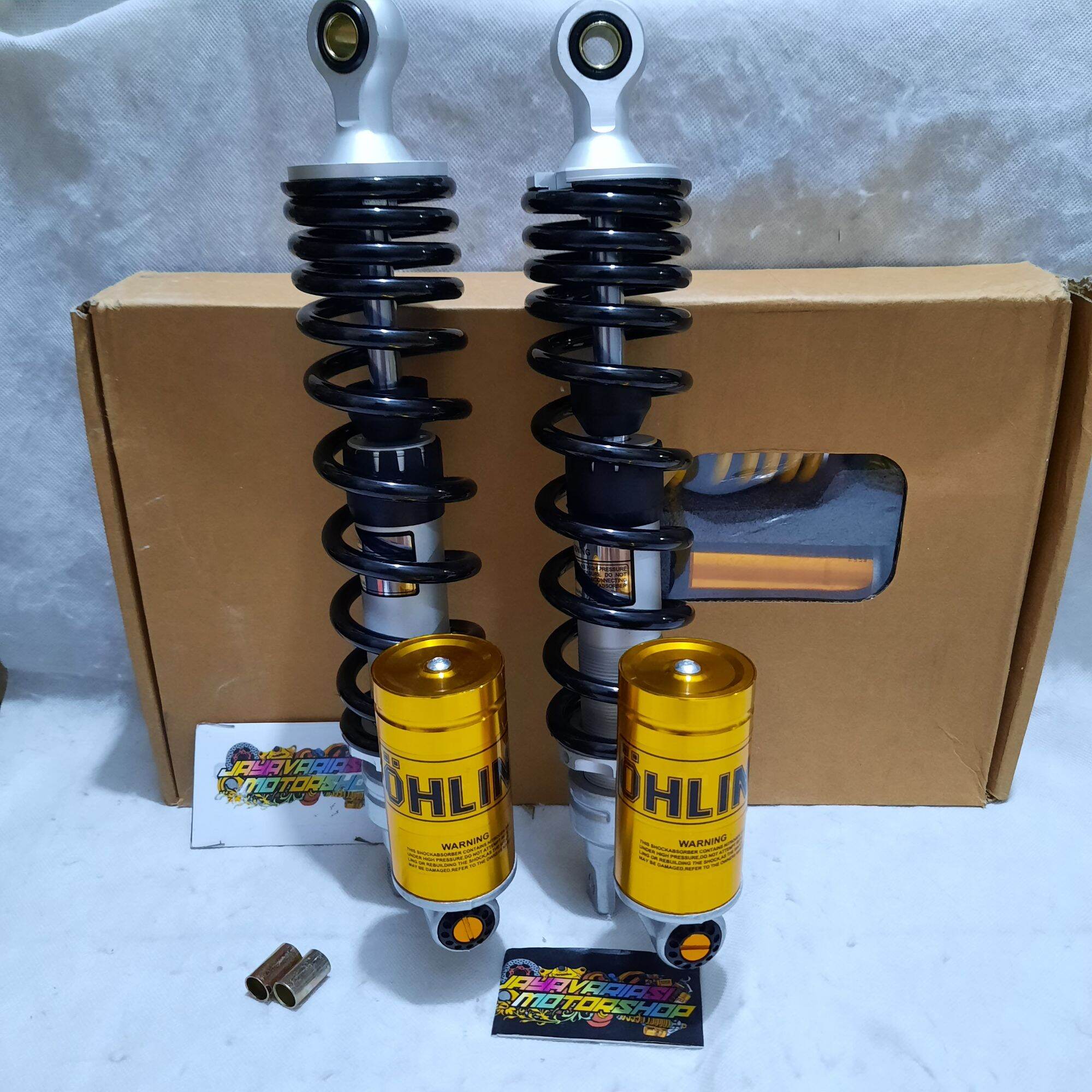 Shockbreaker Shock Double Tabung Bawah O-hlins Yellow 320mm 335mm Matic ...