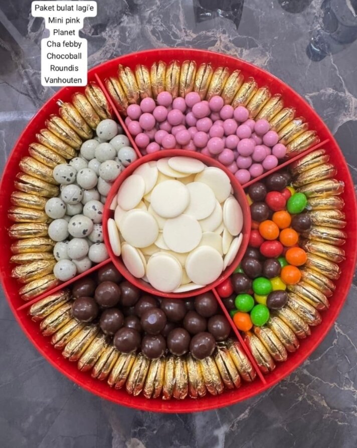 Eid Chocolate Parcel Package, Large Round Jar, Delicious and Halal