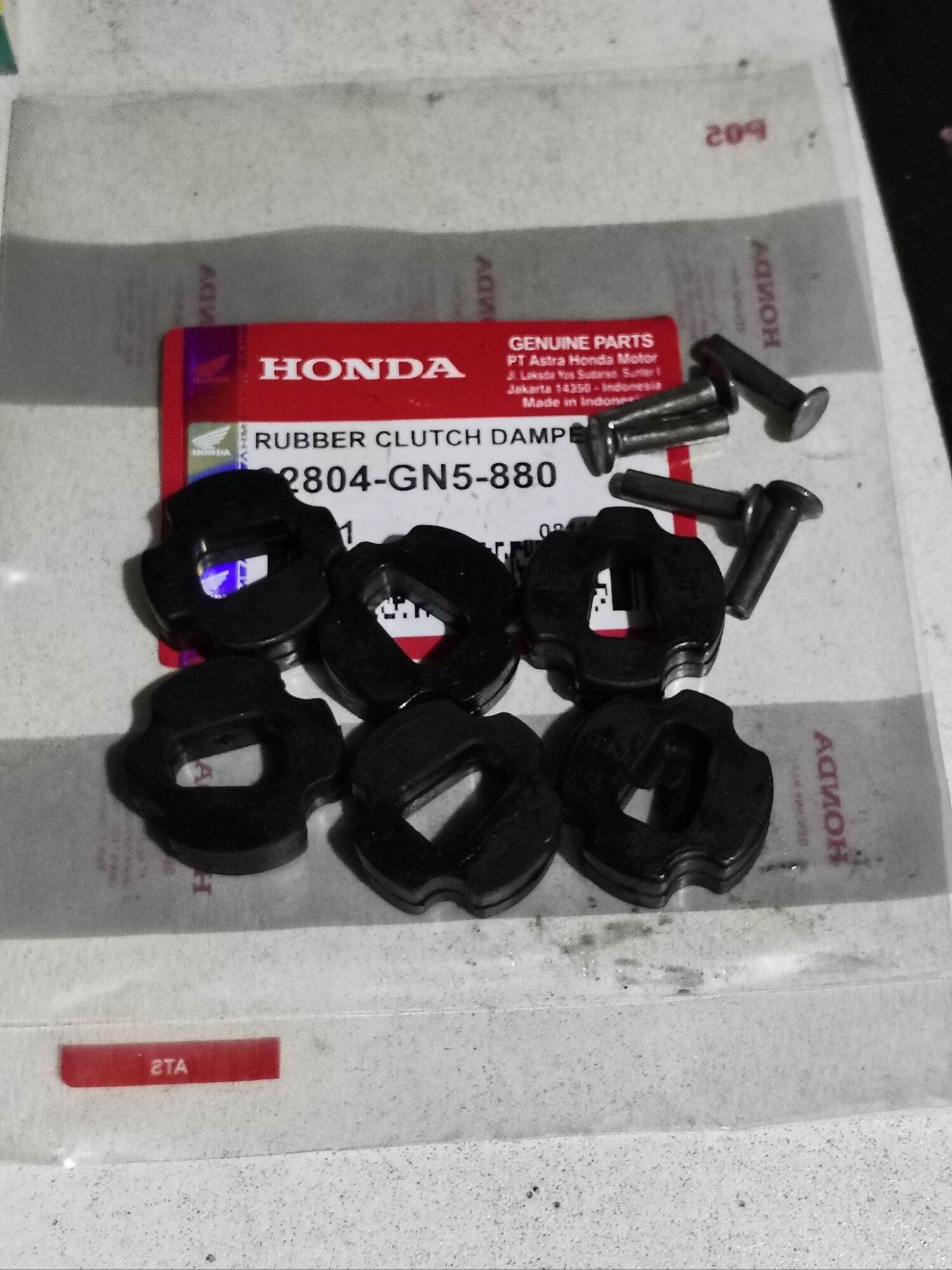 Honda Supra X Supra Fit Grand Legend Astrea Grand Clutch Rubber Set Damper Set Honda Harga 16,500 rupiah*Gratis Ongkir