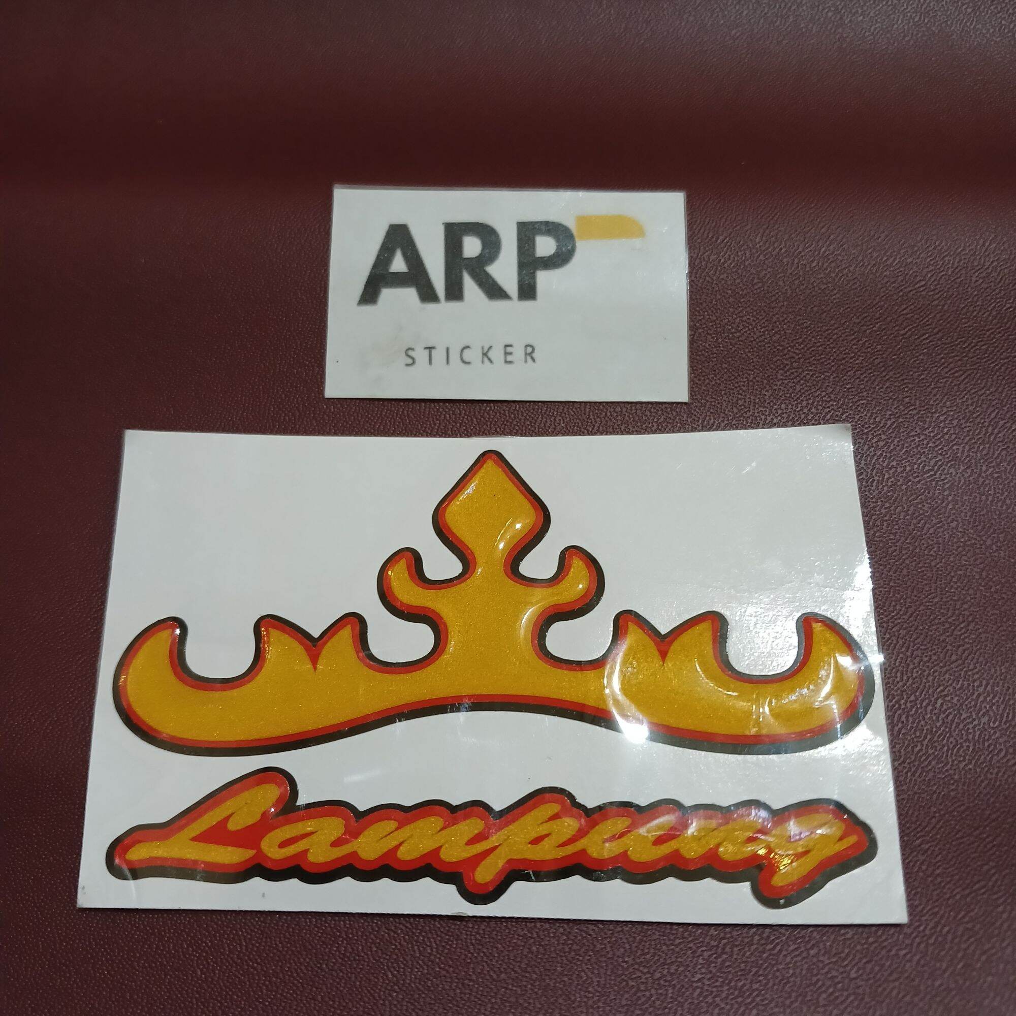 STICKER STIKER EMBLEM LOGO LAMPUNG TIMBUL 3D Giá 5,500 Đồng*Miễn phí vận chuyển