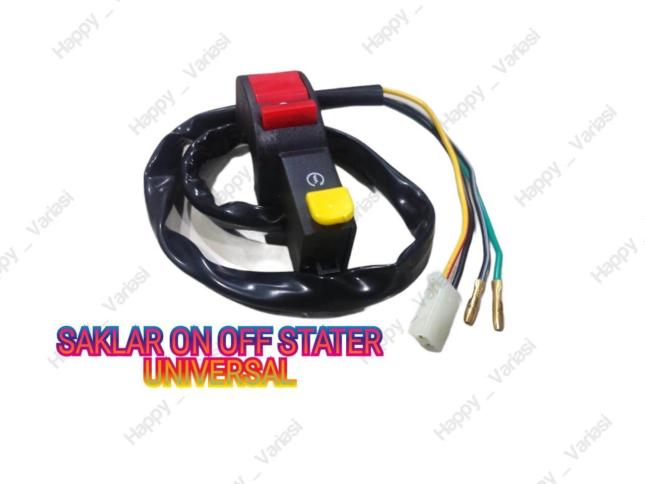 Saklar On Off Motor Switch Lampu Motor Plus Stater Saklar Variasi Motor