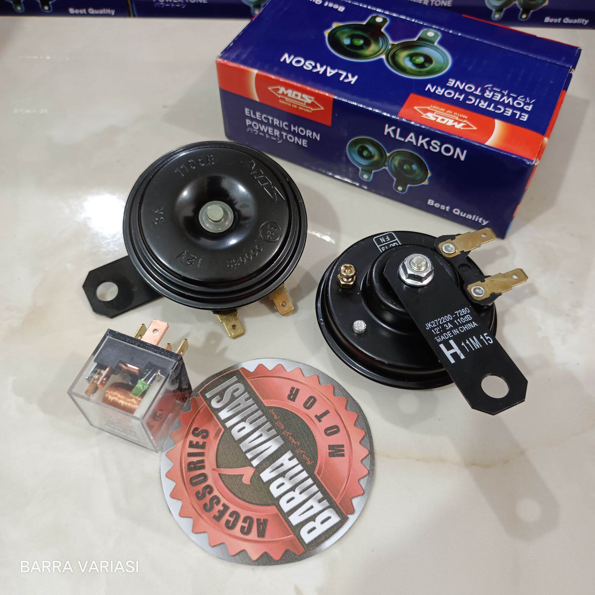 KLAKSON MOS DISC STANDAR MODEL SUARA TIPE AVANZA 12 VOLT COCOK UNTUK ...
