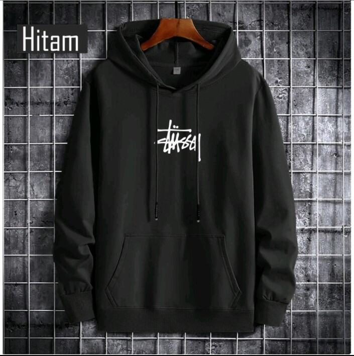 jaket sweater Hoodie stussy sweater Hoodie aesthetic pria wanita