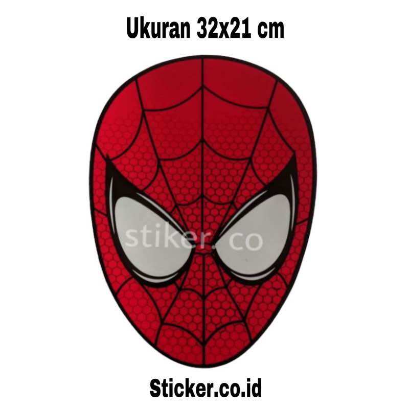 Sticker Spiderman Ukuran 32x21 cm Giá 8,000 Đồng*Miễn phí vận chuyển