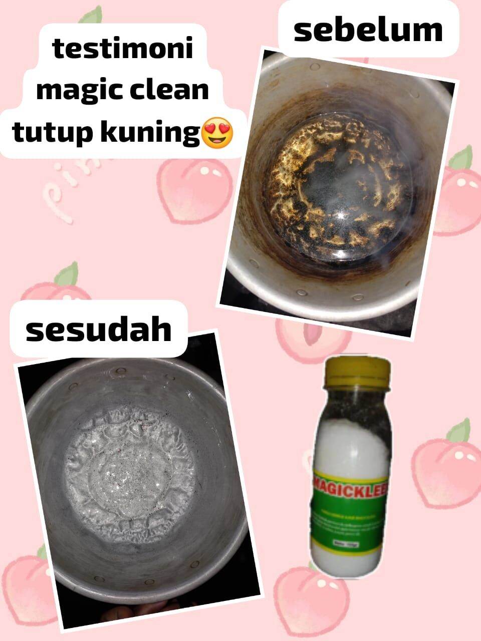 Magic kleen serbuk ajaib penghilang jamur di baju dan kerak lantai