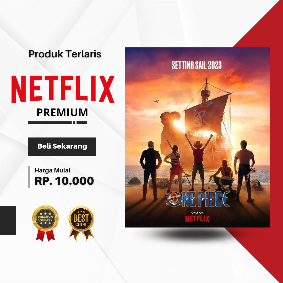 NETFLIX PREMIUM 1 BULAN FULL GARANSI Harga 15,000 rupiah*Gratis Ongkir