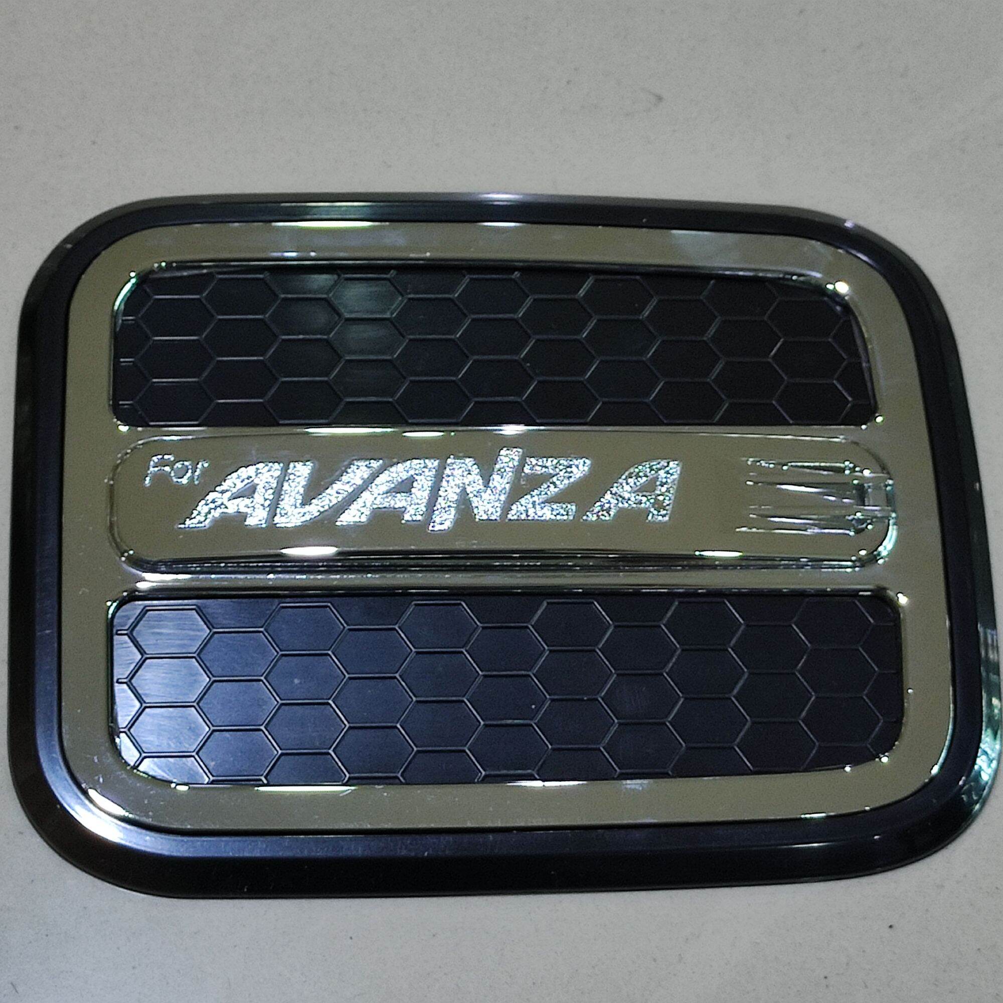 1 pc tank cover tutup tangki bensin mobil Toyota Avanza lama 2004-2011 luxury black crome Harga 34,900 rupiah*Gratis Ongkir