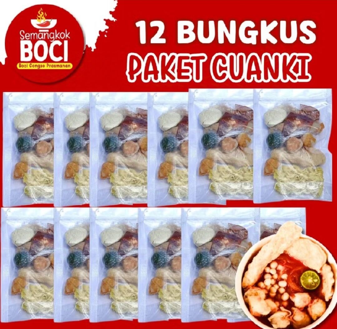 12 Bungkus Mix Baso Aci isi 6 pcs X Seblak Instan isi 6 pcs