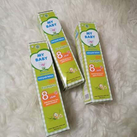Minyak Telon MY BABY Eucalyptus 8 Jam (3 pcs)