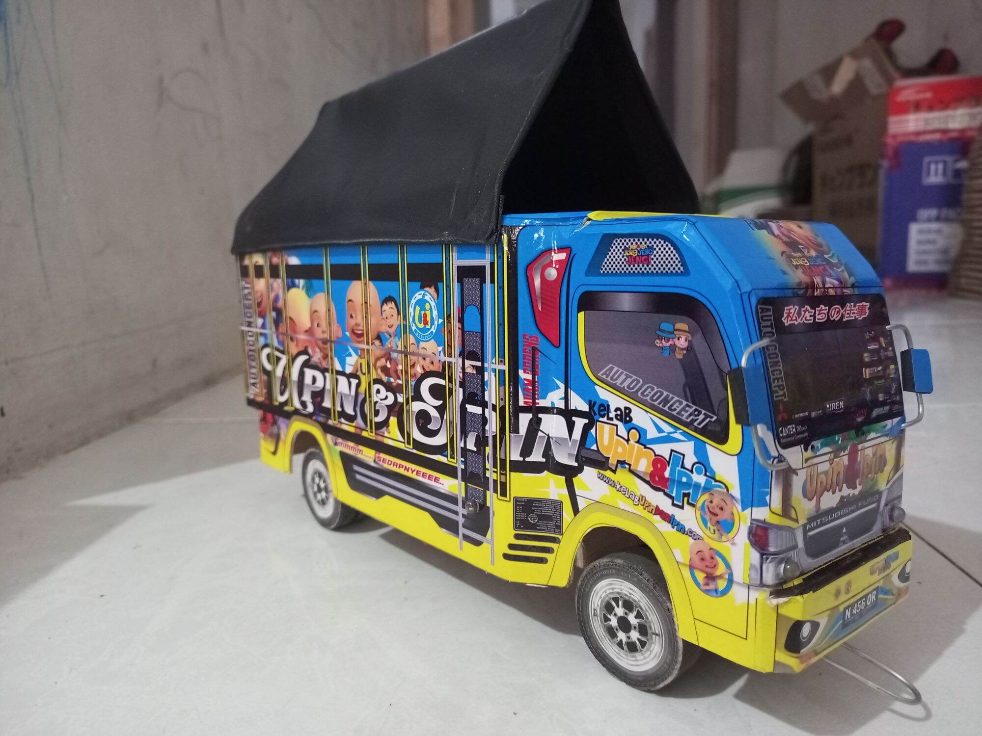 Miniatur Truk Olengmodel Upin Dn Ipindengan 4 Pilihantruk Tanpa Lamputruk Pakai Lampu Dn 