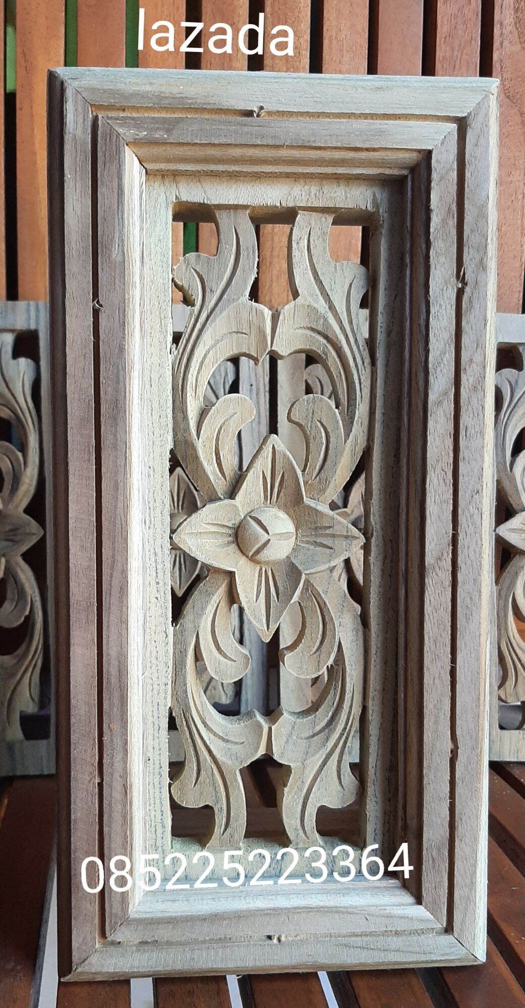 Loster / Roster kayu angin-angin ventilasi boven jalusi kayu jati