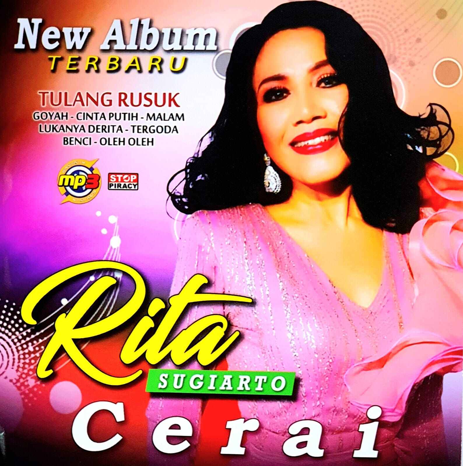 KASET CD MP3 MUSIK AUDIO 150 LAGU RITA SUGIARTO - LAGU DANGDUT