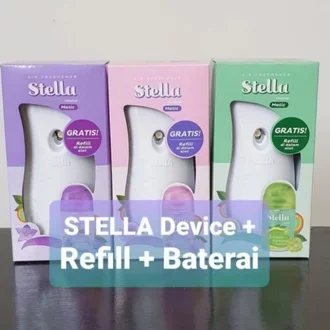 STELLA MATIC ALAT BOX SET OTOMATIS + BATERAI+ ISI160 ML PENGHARUM RUANGAN TERMURAH