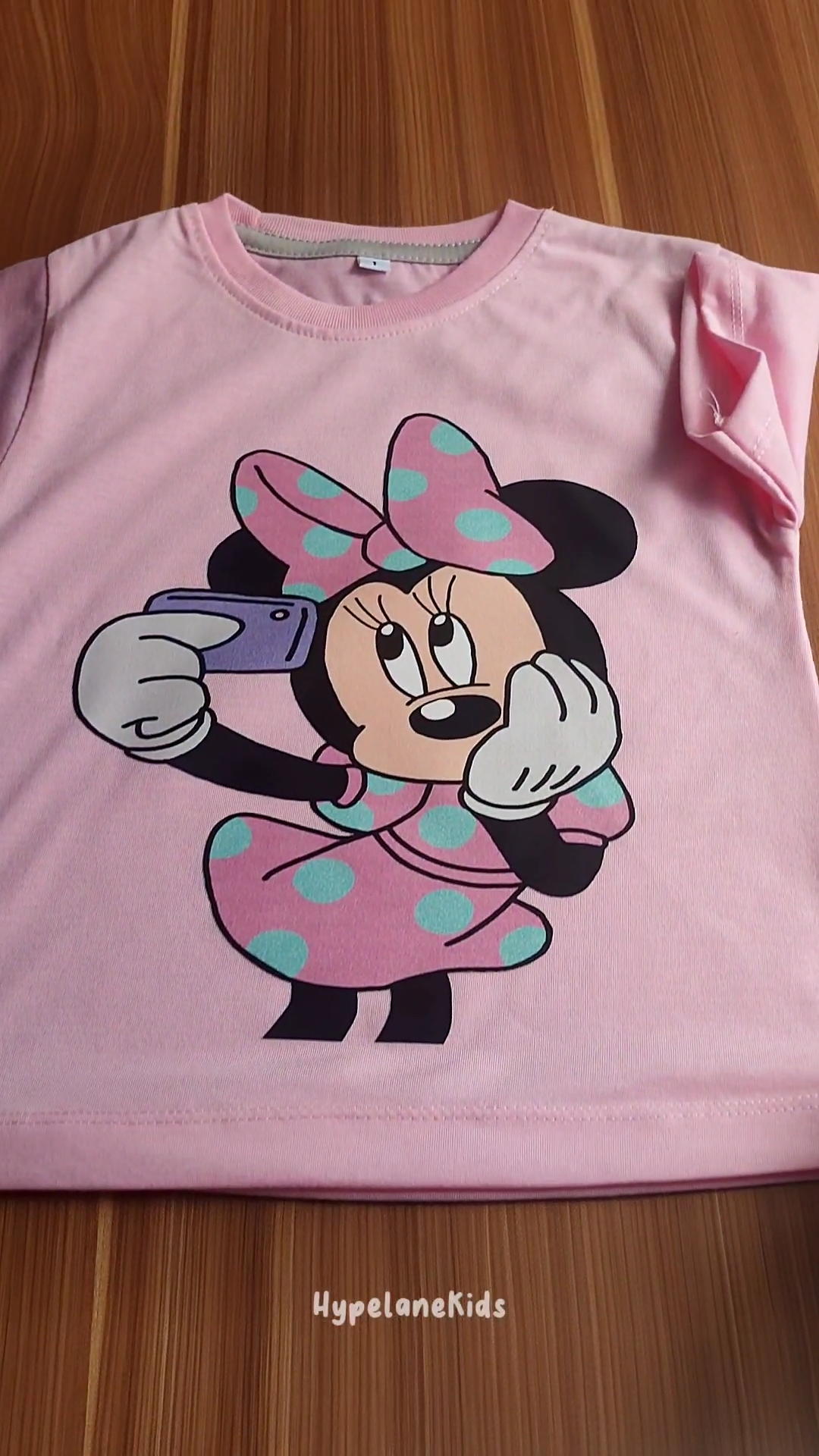 Baju Kaos Anak Perempuan Lucu Import Usia 1 - 10 Tahun Gambar Minnie - Hypelane Kids - DTF