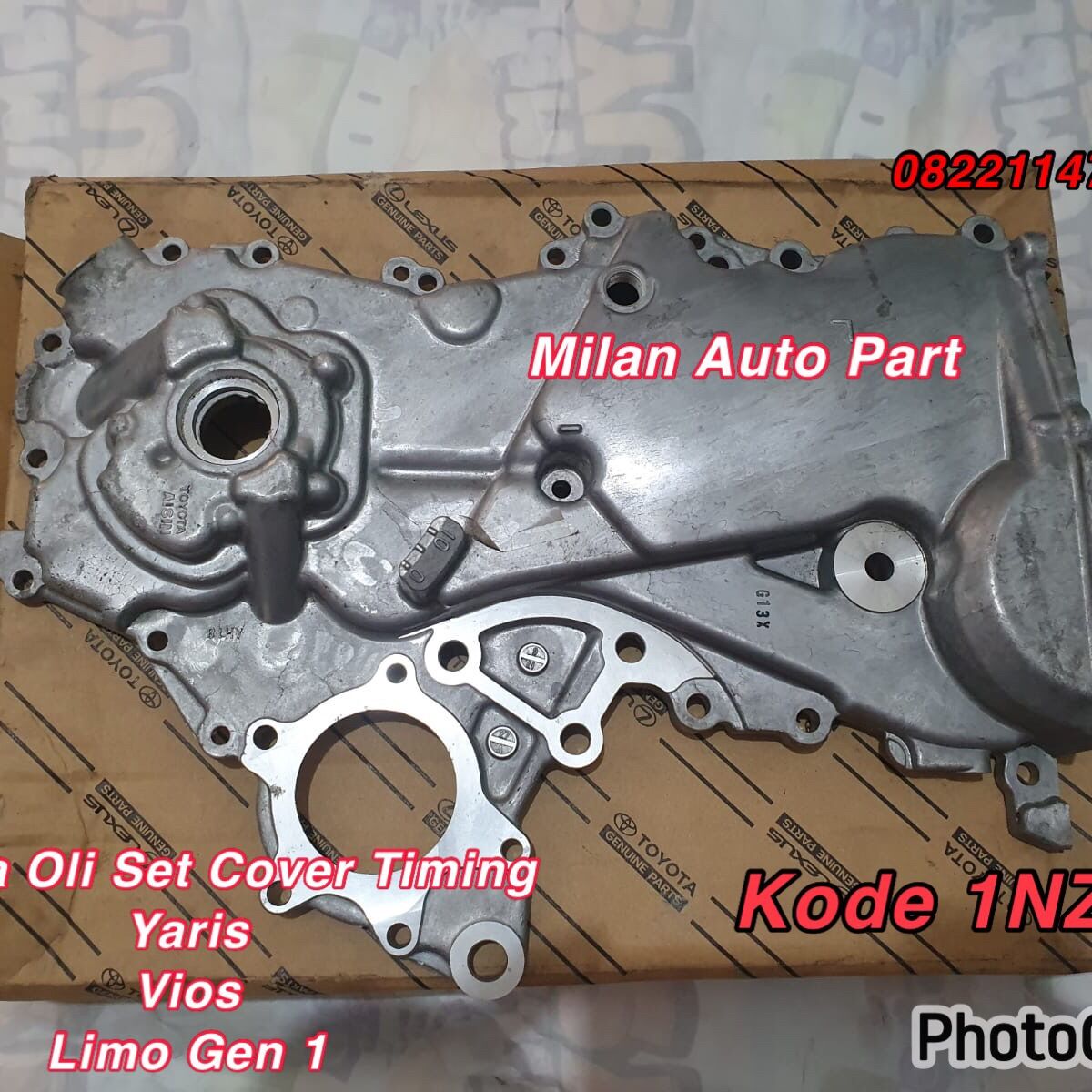 Pompa oli set cover timing Yaris Vios Limo Gen1 1NZ Harga 920,000 rupiah*Gratis Ongkir