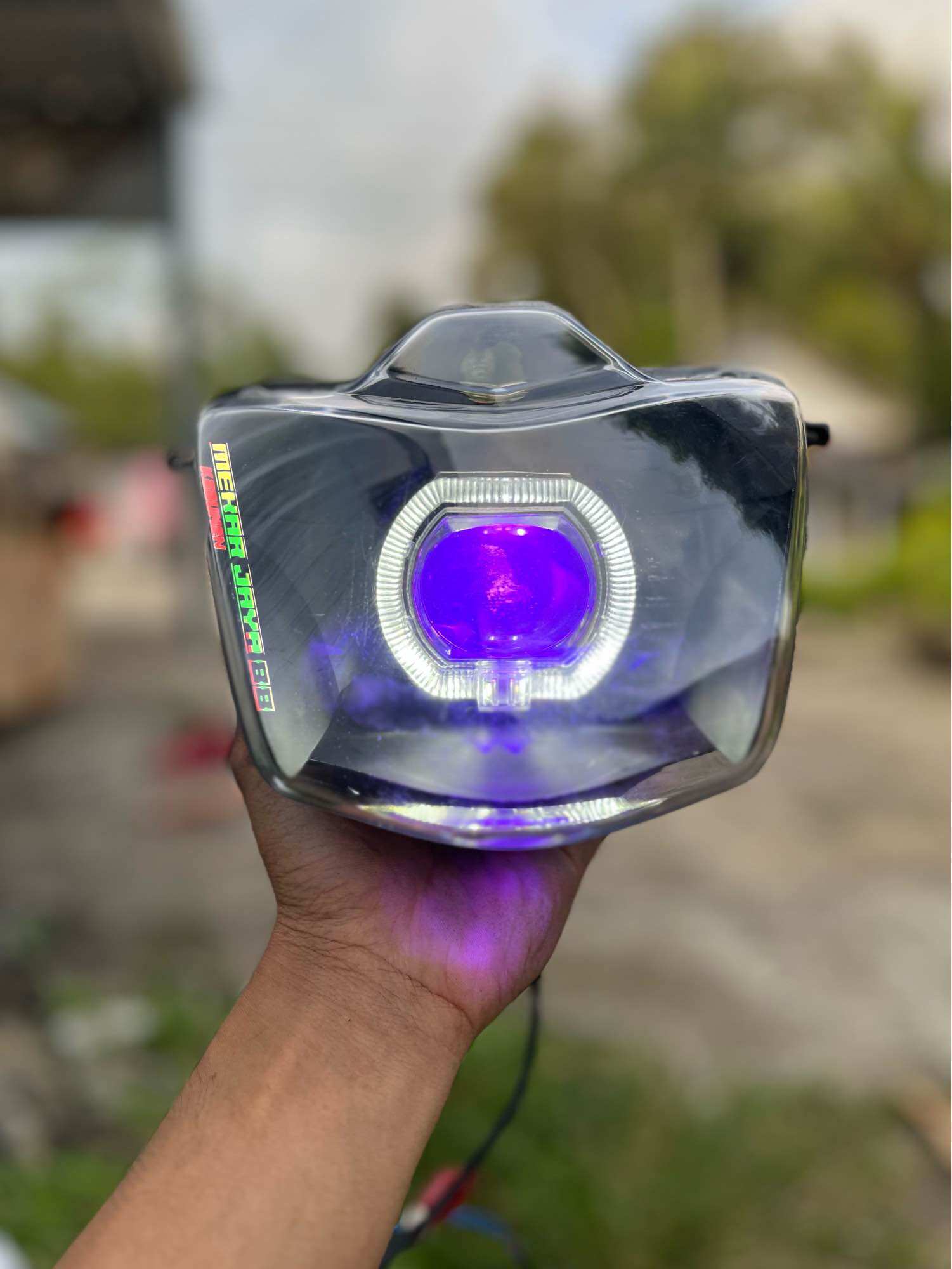 Customized charisma LED headlamp reflector 2,5 Inc Harga 140,000 rupiah*Gratis Ongkir