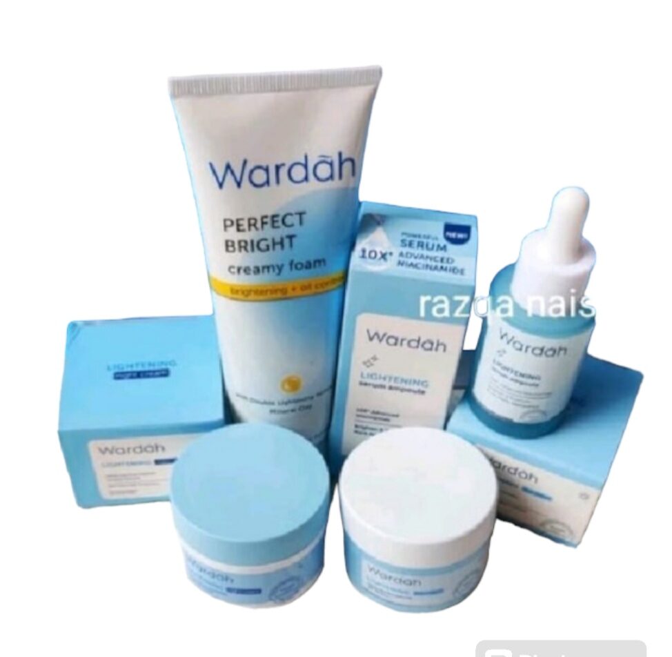 Paket Wardah Untuk Semua Jenis Kulit / Paket Skincare Wardah 4 Item / Paket Skincare Yang Lengkap / Bayar Ditempat Skincare Wardah