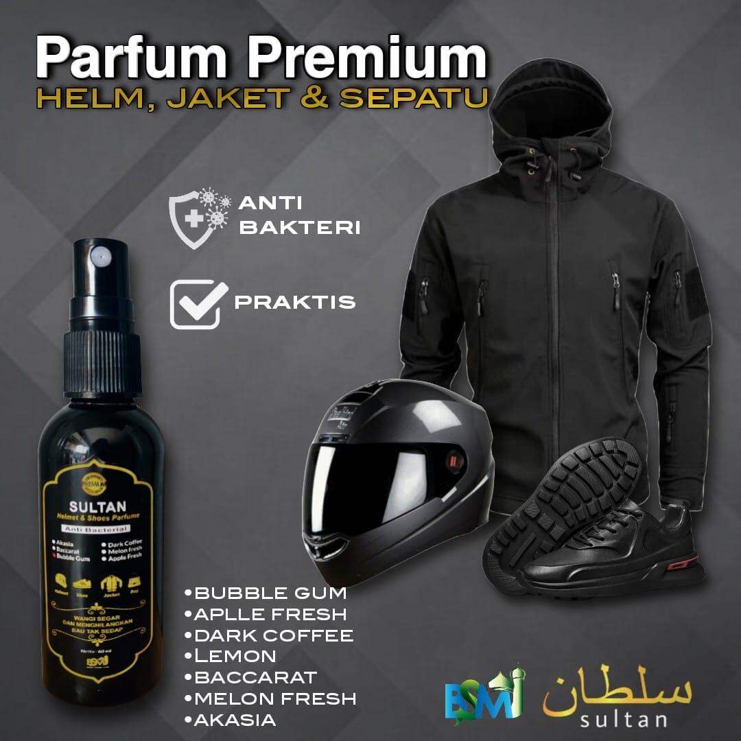 SULTAN Parfum Helmet, Sepatu, Tas, Jaket, Harga 20,000 rupiah*Gratis Ongkir