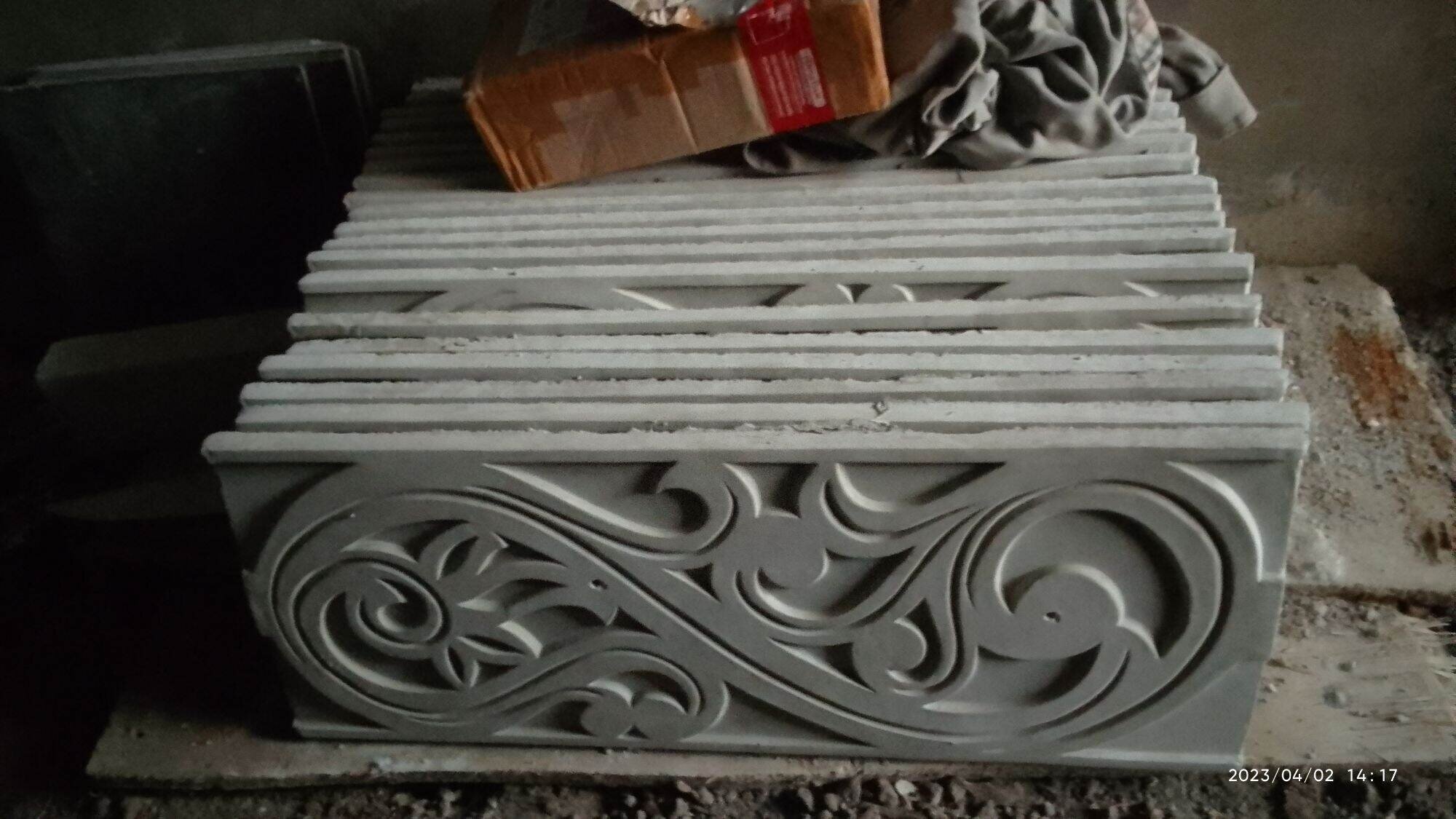 grc beton motif ukuran 25cm X 70cm