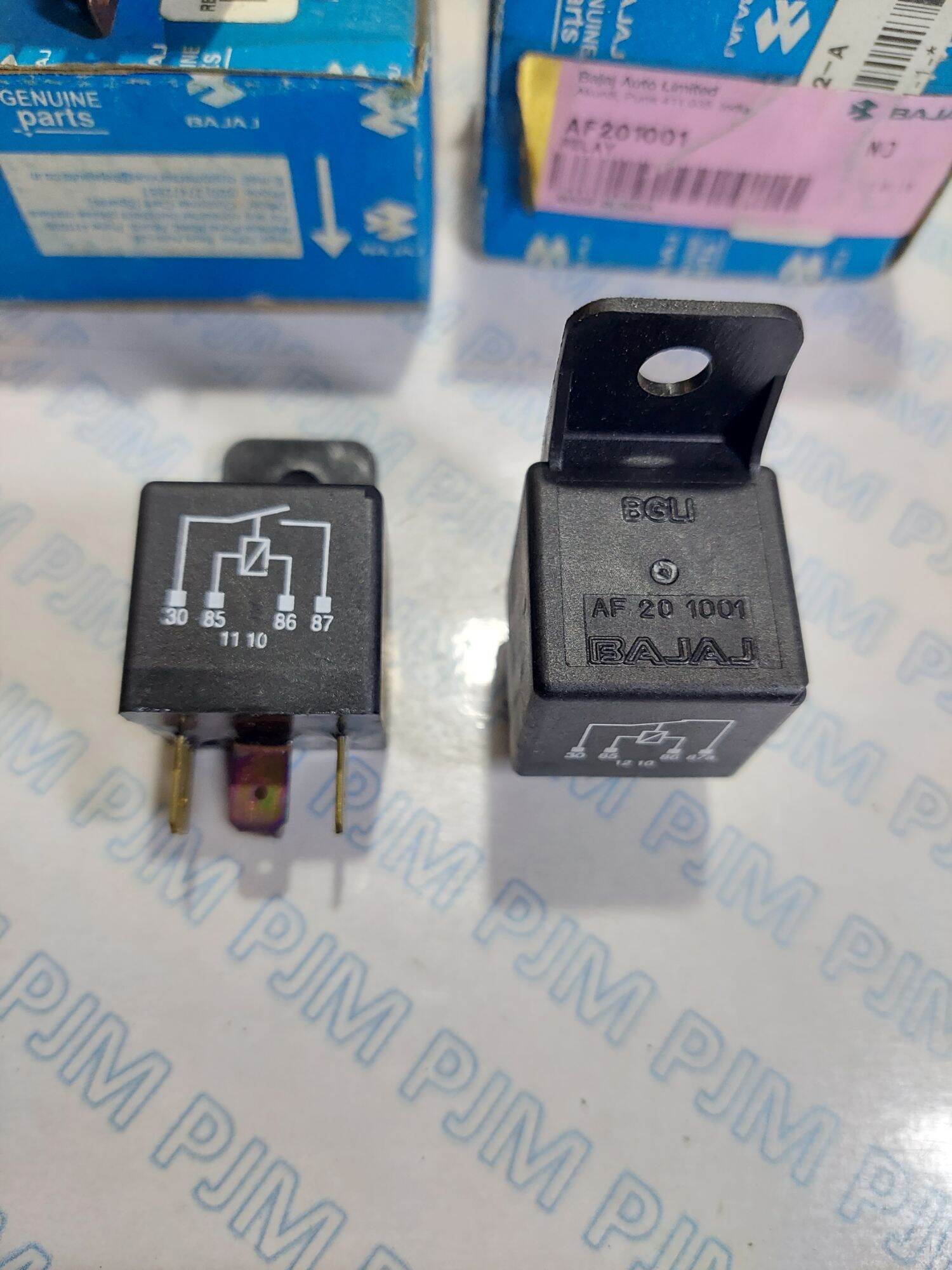 RELAY (Merk BAJAJ) 12V 30A KAKI 4 RELAY KLAKSON & LAMPU Lazada