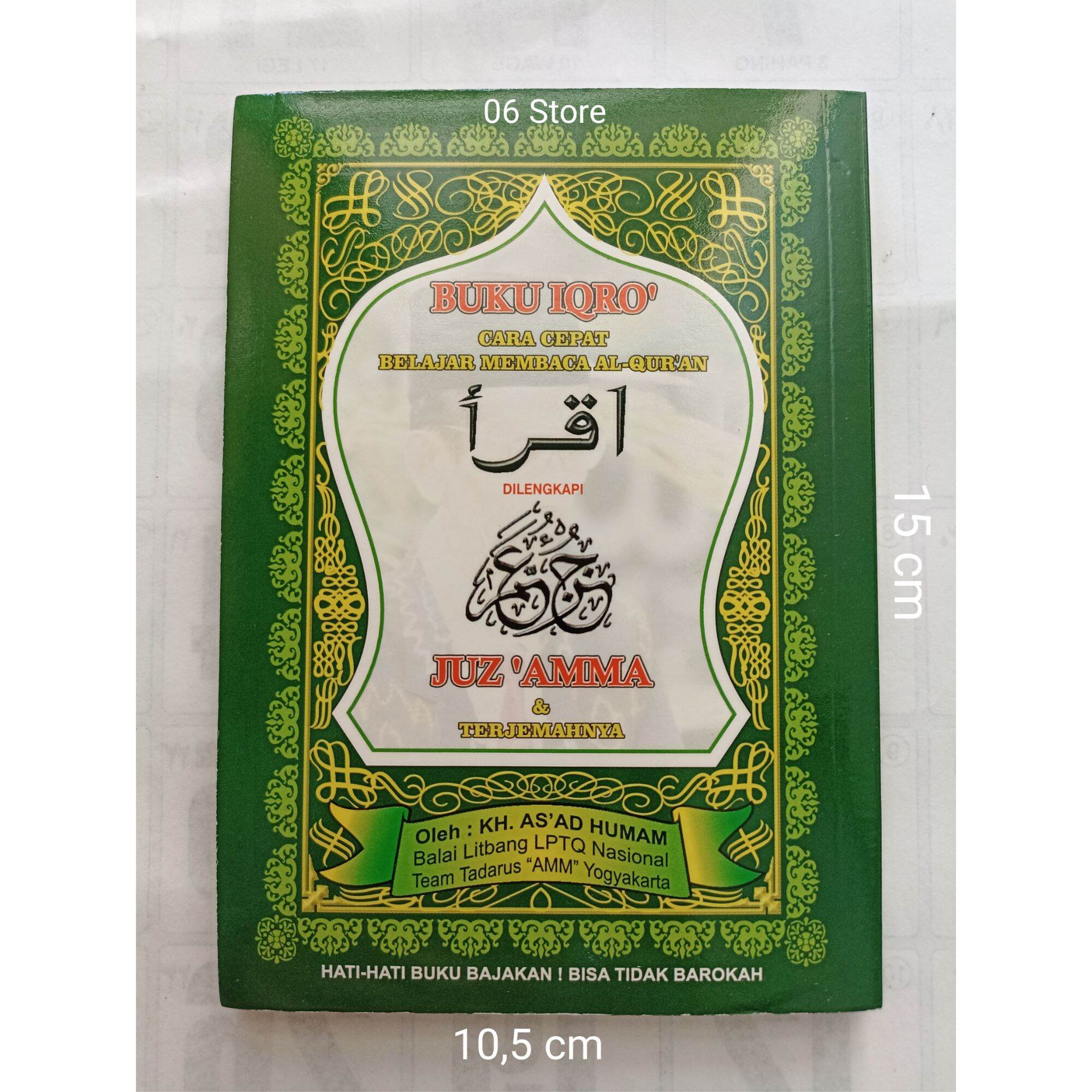 Buku IQRO Bendel Kecil Plus Juz Amma Dan Terjemah | Lazada Indonesia