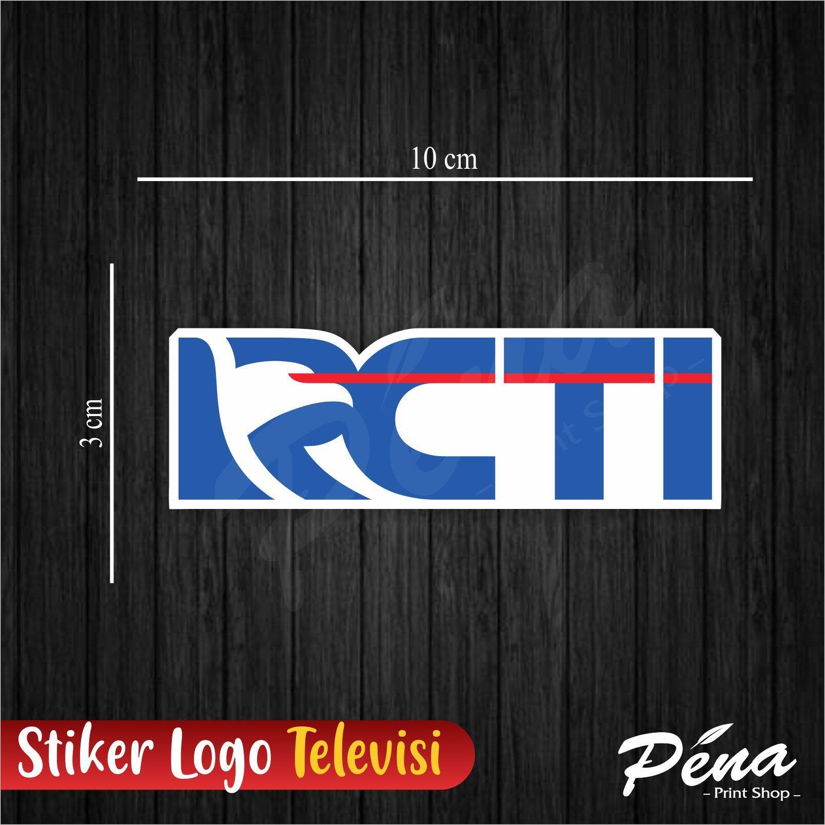Stiker TV Televisi SCTV RCTI Trans7 TransTV MetroTV TVOne ANTV MNC
