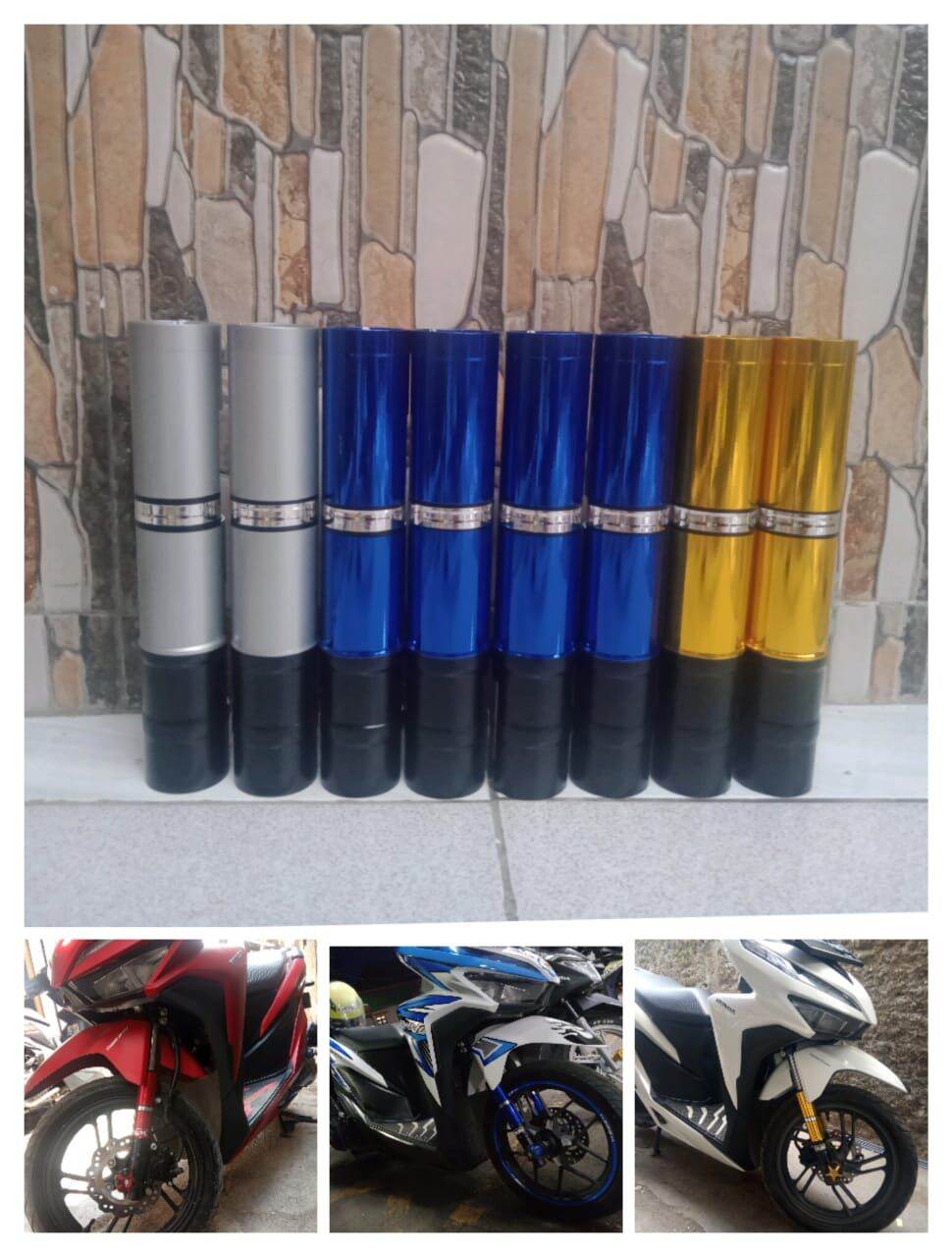 COVER SHOCK depan motor Honda Vario all tipe 110, 125,150,LED dll