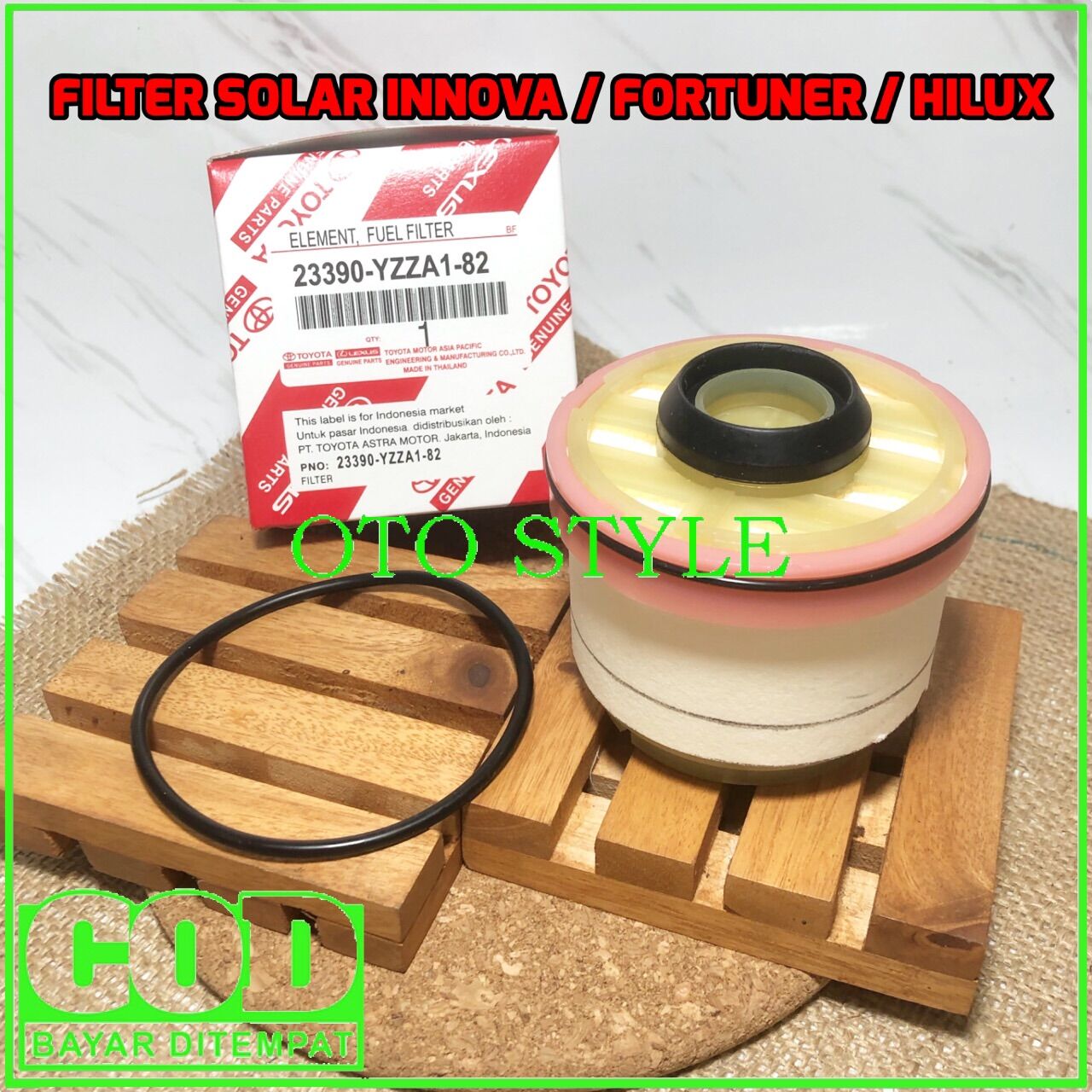 FILTER SOLAR INNOVA FUEL FILTER INNOVA HILUX FORTUNER PAJERO TRITON OLD ...