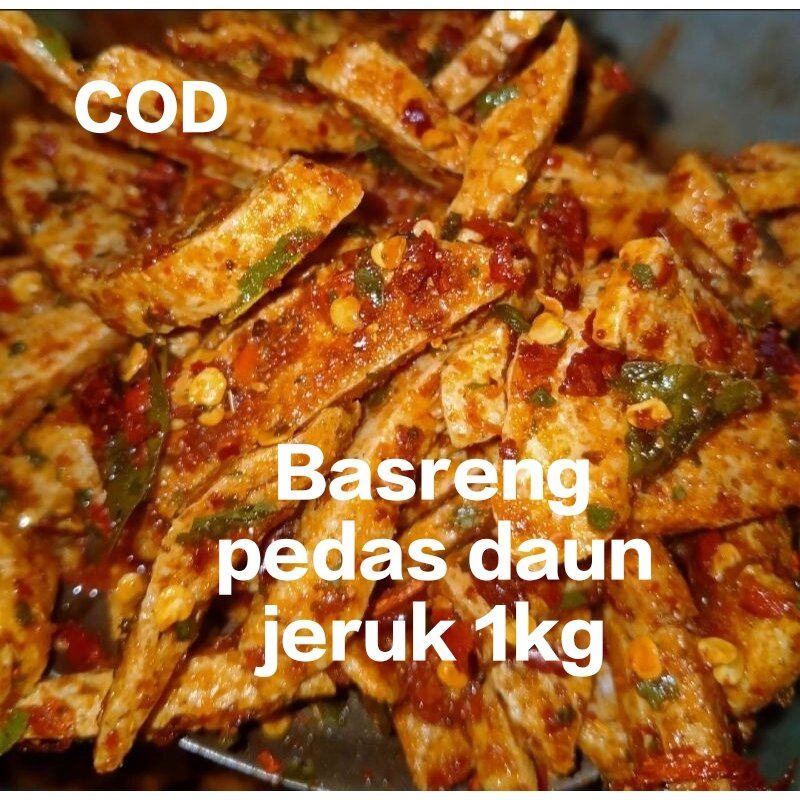 Basreng 1 kg / Spicy Lime Leaves and Lime Leaves